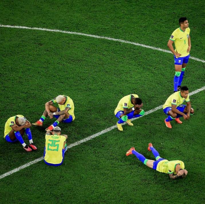 Anguish as Brazil knocked out of the World Cup quarter-finals by Croatia on penalties